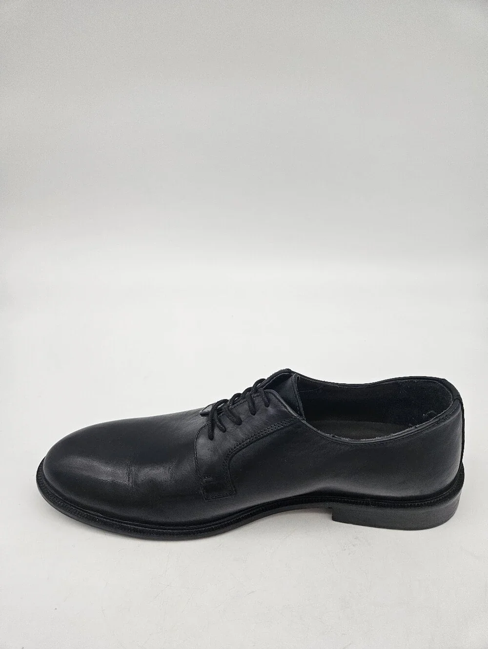 Bruno Magli Reno Leather Derby Men Black Sz 10